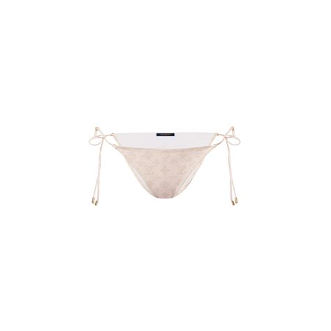 lv bikini white|Mahina Monogram Triangle Bikini Top .